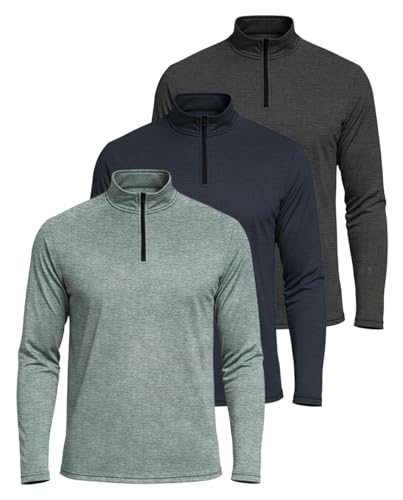 Amazon.com: Real Essentials 3 Pack: Men's Dry-Fit Active Quarter